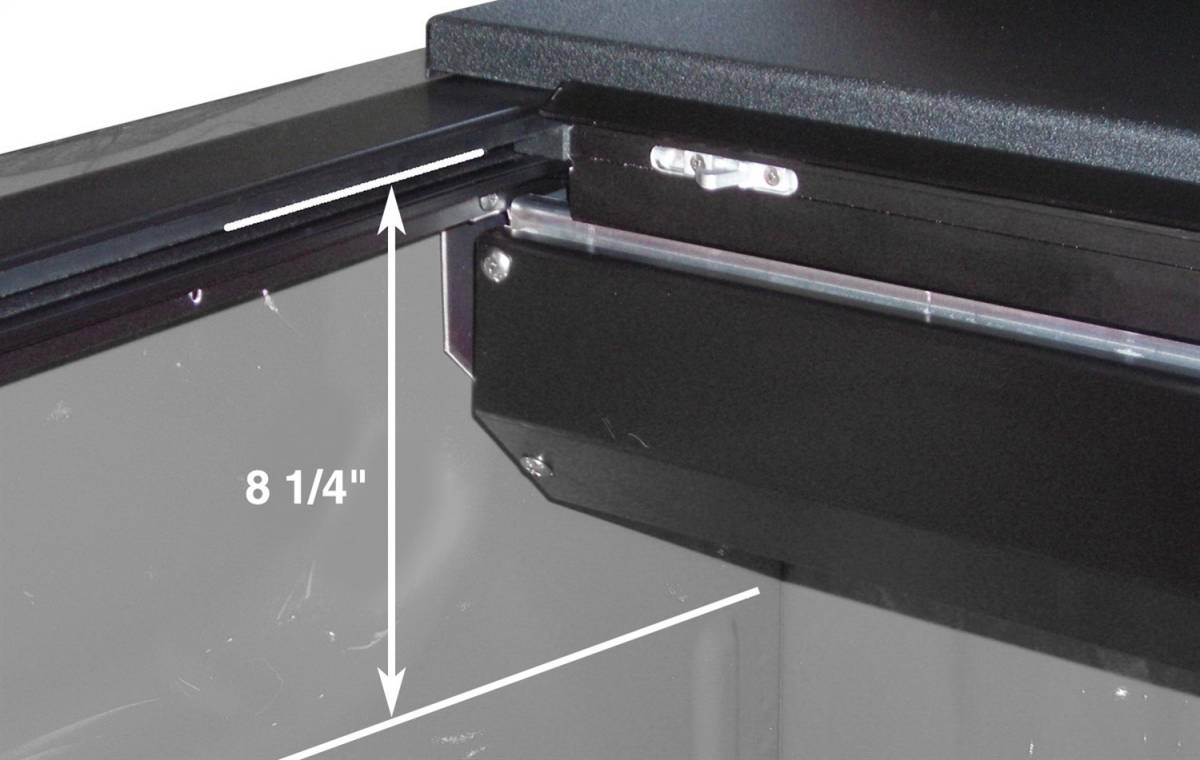 ECCPP 8FT Roll Up Truck Bed Tonneau Cover For 1989-2007 Chevy Silverado GMC Sierra