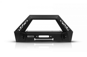 Attica 4x4 - Attica 4x4 Jeep Wrangler JL 2018-23 / Gladiator 2019-23 Front Bumper - Black - Steel - ATTJL01A106-BX