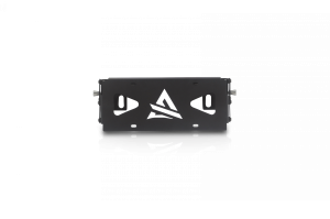 Attica 4x4 - Attica 4x4 Universal Front Bumper Winch Flip-Up Roller Fairlead License plate bracket - ATTK102-BX