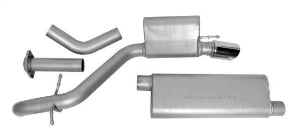 Gibson Performance Exhaust - 2009 - 2010 Jeep Gibson Performance Exhaust Single Exhaust System - 17403
