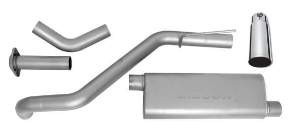 Gibson Performance Exhaust - 2009 Jeep Gibson Performance Exhaust Single Exhaust System - 17404
