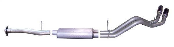 Gibson Performance Exhaust - 2007 - 2009 GMC, Chevrolet Gibson Performance Exhaust Dual Sport Exhaust System - 65633
