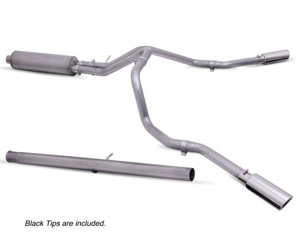 Gibson Performance Exhaust - 2020 - 2021 GMC, Chevrolet Gibson Performance Exhaust Dual Extreme Exhaust System - 65714B