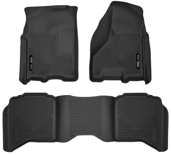 Husky Liners - 2009 - 2010 Dodge, 2011 - 2021 Ram Husky Liners Front & 2nd Seat Floor Liners - 53608