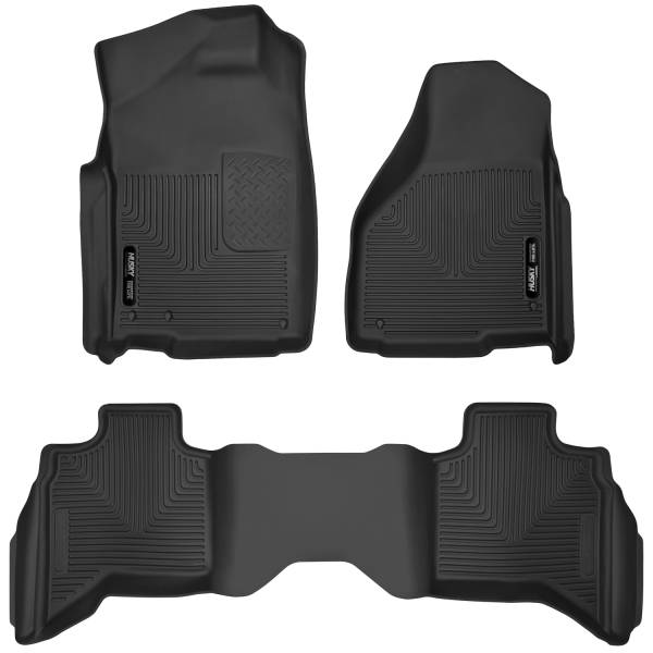 Husky Liners - 2010 Dodge, 2011 - 2021 Ram Husky Liners Front & 2nd Seat Floor Liners - 53628