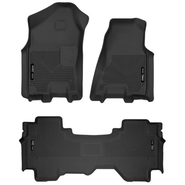 Husky Liners - 2019 - 2022 Ram Husky Liners Front & 2nd Seat Floor Liners - 53698