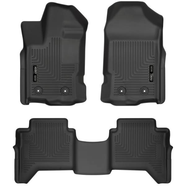 Husky Liners - 2019 - 2022 Ford Husky Liners Front & 2nd Seat Floor Liners - 94101