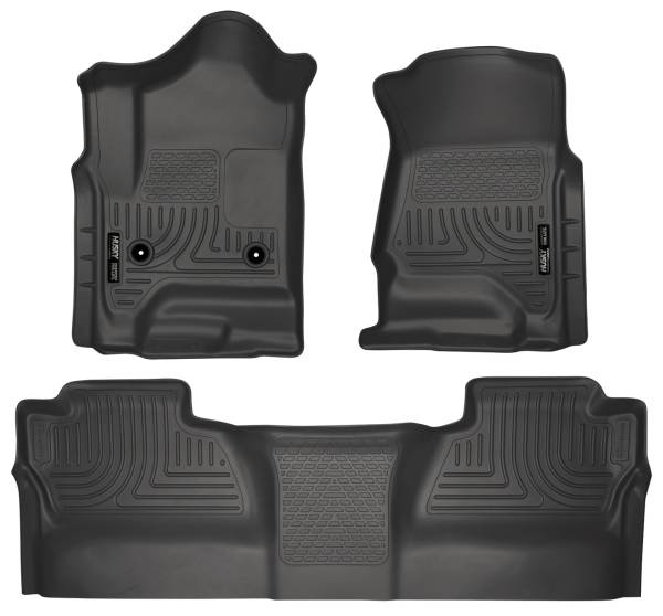 Husky Liners - 2014 - 2019 GMC, Chevrolet Husky Liners Front & 2nd Seat Floor Liners (Footwell Coverage) - 98231
