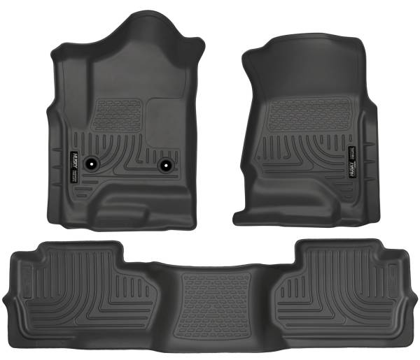 Husky Liners - 2014 - 2019 GMC, Chevrolet Husky Liners Front & 2nd Seat Floor Liners (Footwell Coverage) - 98241