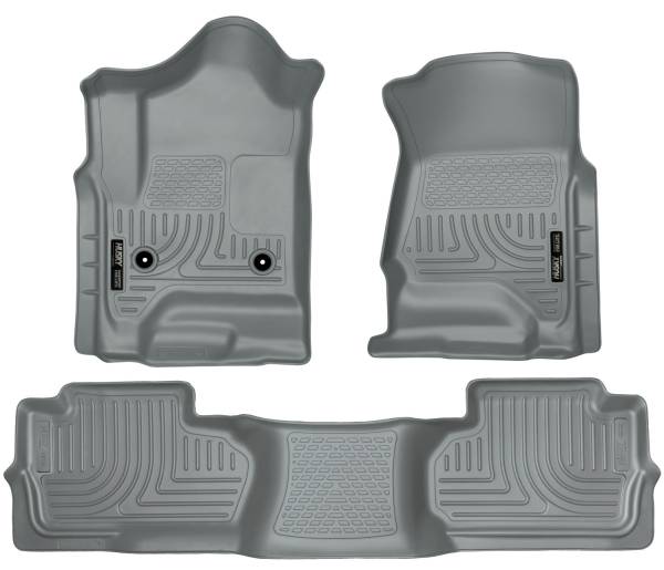 Husky Liners - 2014 - 2019 GMC, Chevrolet Husky Liners Front & 2nd Seat Floor Liners (Footwell Coverage) - 98242