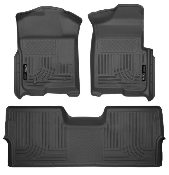Husky Liners - 2009 - 2014 Ford Husky Liners Front & 2nd Seat Floor Liners (Footwell Coverage) - 98331