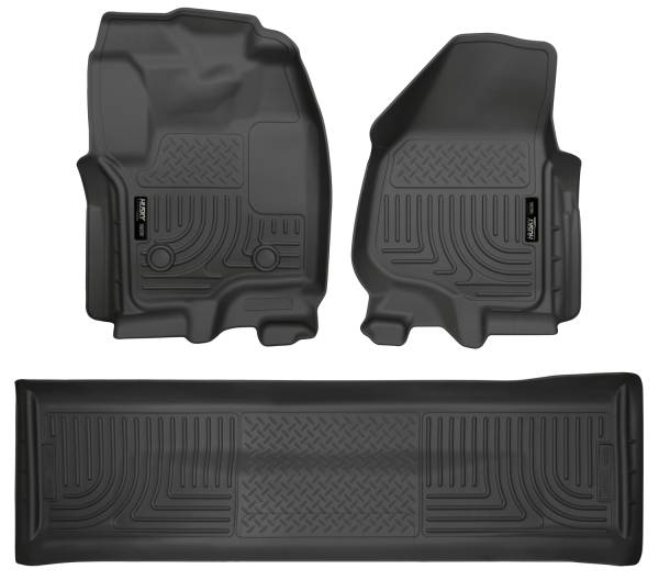 Husky Liners - 2012 - 2016 Ford Husky Liners Front & 2nd Seat Floor Liners (Footwell Coverage) - 99711