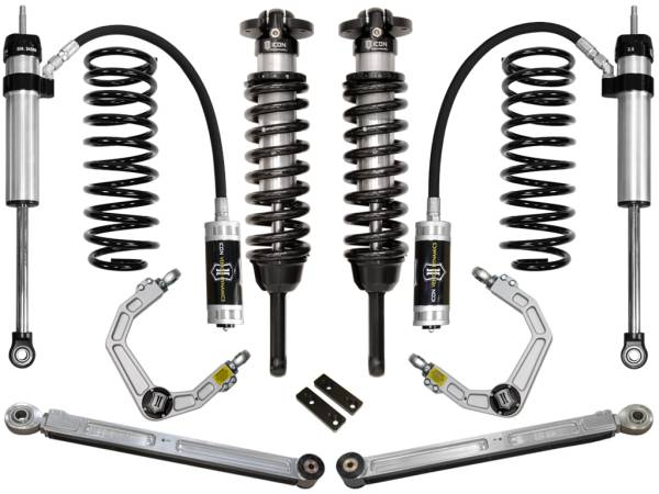 ICON Vehicle Dynamics - 2010 - 2022 Toyota ICON Vehicle Dynamics 10-UP FJ/10-UP 4RUNNER 0-3.5" STAGE 4 SUSPENSION SYSTEM W BILLET UCA - K53064
