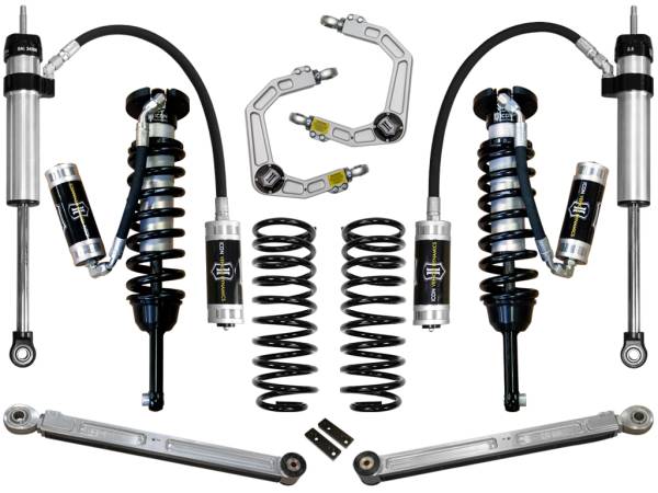 ICON Vehicle Dynamics - 2010 - 2022 Toyota ICON Vehicle Dynamics 10-UP FJ/10-UP 4RUNNER 0-3.5" STAGE 5 SUSPENSION SYSTEM W BILLET UCA - K53065