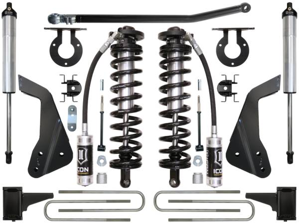 ICON Vehicle Dynamics - 2005 - 2007 Ford ICON Vehicle Dynamics 05-07 FORD F-250/F-350 4-5.5" STAGE 2 COILOVER CONVERSION SYSTEM - K63112