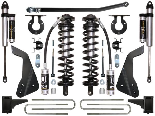 ICON Vehicle Dynamics - 2005 - 2007 Ford ICON Vehicle Dynamics 05-07 FORD F-250/F-350 4-5.5" STAGE 3 COILOVER CONVERSION SYSTEM - K63113