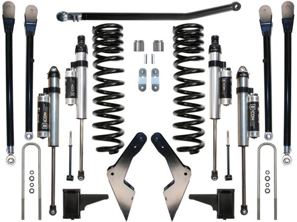 ICON Vehicle Dynamics - 2005 - 2007 Ford ICON Vehicle Dynamics 05-07 FORD F250/F350 4.5" STAGE 4 SUSPENSION SYSTEM - K64503