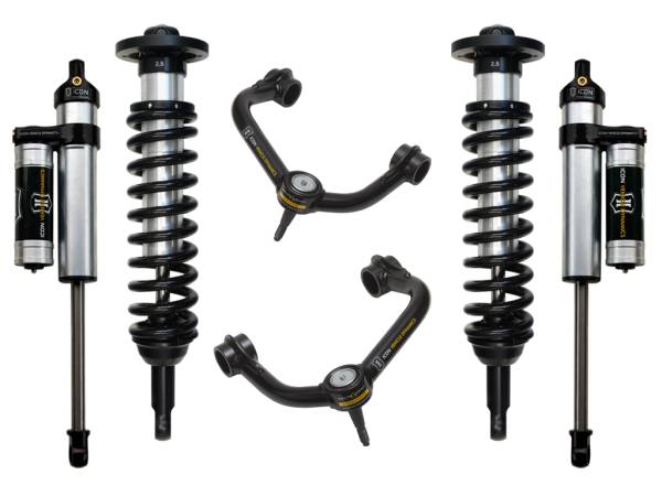 ICON Vehicle Dynamics - 2004 - 2008 Ford ICON Vehicle Dynamics 04-08 FORD F150 4WD 0-2.63" STAGE 3 SUSPENSION SYSTEM W TUBULAR UCA - K93022T