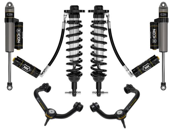 ICON Vehicle Dynamics - 2021 Ford ICON Vehicle Dynamics 2021 FORD F150 4WD 0-2.75" STAGE 4 SUSPENSION SYSTEM W TUBULAR UCA - K93114T
