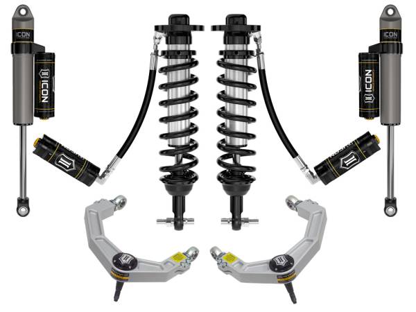ICON Vehicle Dynamics - 2021 Ford ICON Vehicle Dynamics 2021 FORD F150 2WD 0-3" STAGE 4 SUSPENSION SYSTEM W BILLET UCA - K93124
