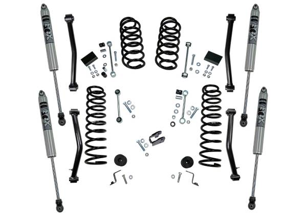 Superlift - 2018 - 2022 Jeep Superlift 4" Lift Kit - 18-20 Wrangler JL Unlimited - w/ FOX Shocks - K176F