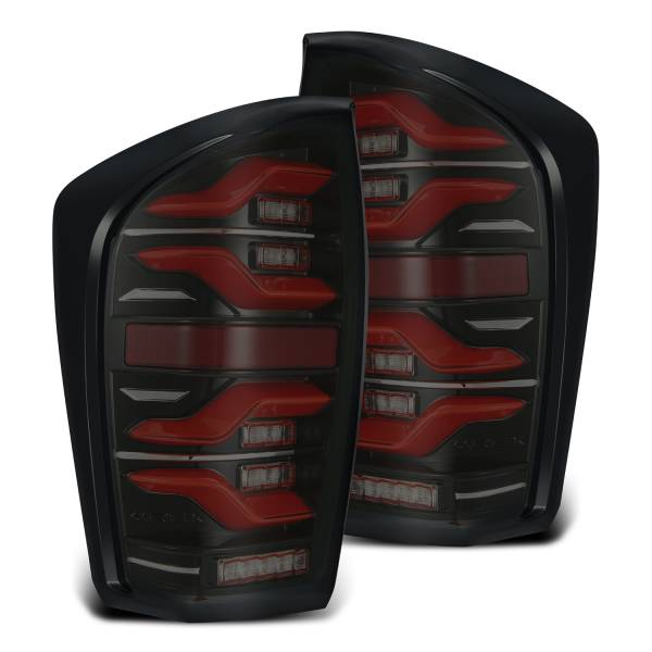 AlphaRex - 2016 - 2022 Toyota AlphaRex LED Taillights Black-Red - 680000
