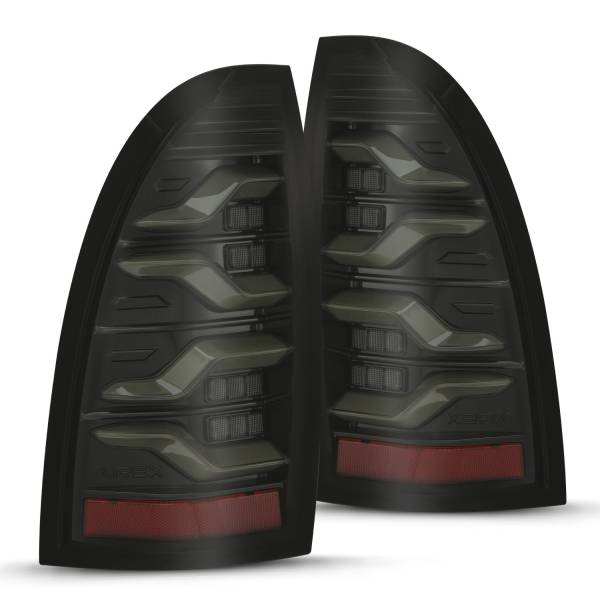 AlphaRex - 2005 - 2015 Toyota AlphaRex LED Taillights Alpha-Black - 680050