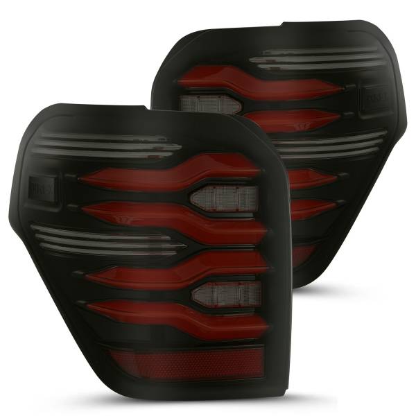 AlphaRex - 2010 - 2022 Toyota AlphaRex LED Taillights Black-Red - 690050