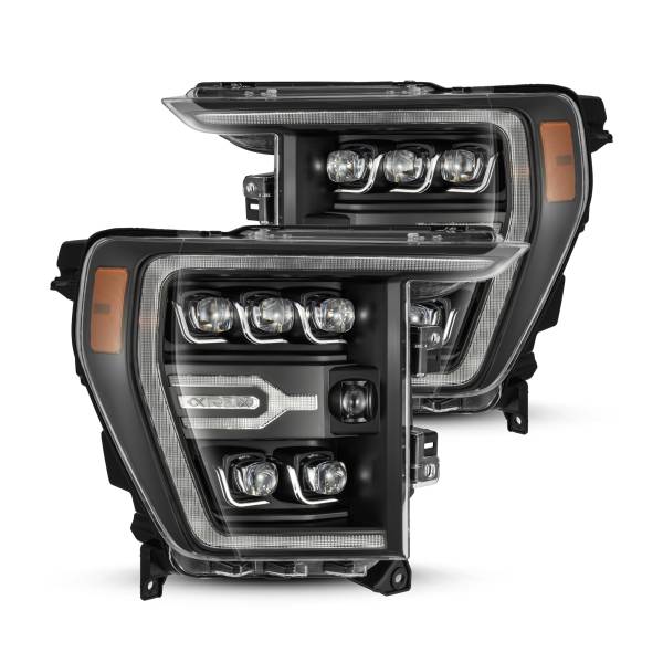 AlphaRex - 2021 - 2022 Ford AlphaRex LED Projector Headlights in Black - 880137