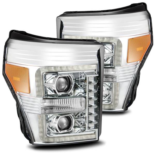 AlphaRex - 2011 - 2016 Ford AlphaRex LED Projector Headlights in Chrome - 880145