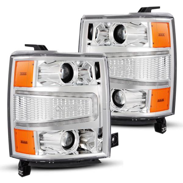AlphaRex - 2014 - 2015 Chevrolet AlphaRex Projector Headlights Chrome - 880243