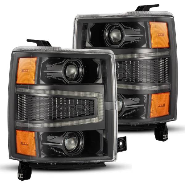 AlphaRex - 2014 - 2015 Chevrolet AlphaRex Projector Headlights Alpha-Black - 880244