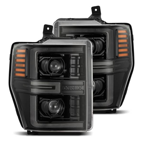 AlphaRex - 2008 - 2010 Ford AlphaRex LED Projector Headlights in Alpha-Black - 880313