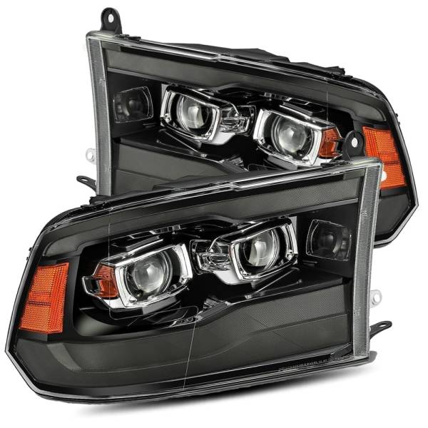 AlphaRex - 2009 - 2010 Dodge, 2011 - 2018 Ram AlphaRex LED Projector Headlights in Alpha-Black - 880540