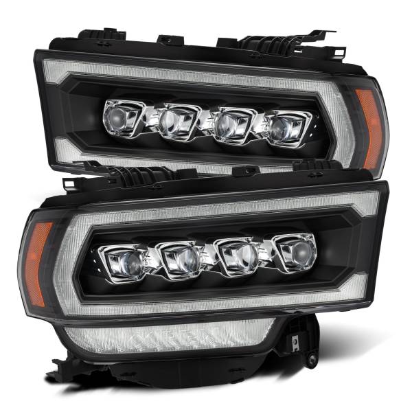 AlphaRex - 2019 - 2022 Ram AlphaRex LED Projector Headlights in Black - 880553