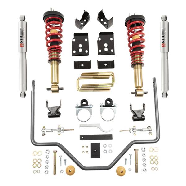 Belltech - 2015 - 2020 Ford Belltech Complete Kit Inc. Height Adjustable Front Coilovers & Rear Sway Bar - 1000HK