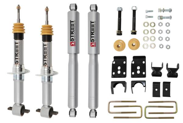 Belltech - 2015 - 2020 Ford Belltech Front And Rear Complete Kit W/ Street Performance Shocks - 1000SP