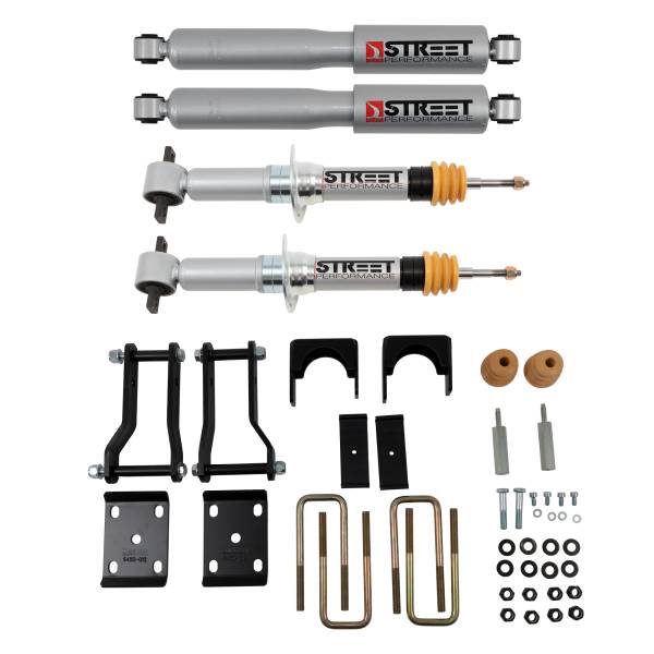 Belltech - 2019 - 2021 Ford Belltech Front And Rear Complete Kit W/ Street Performance Shocks - 1043SP
