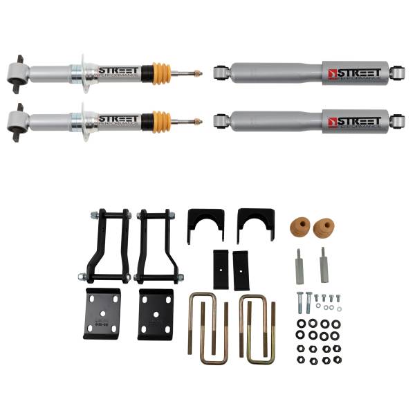 Belltech - 2019 - 2021 Ford Belltech Front And Rear Complete Kit W/ Street Performance Shocks - 1045SP