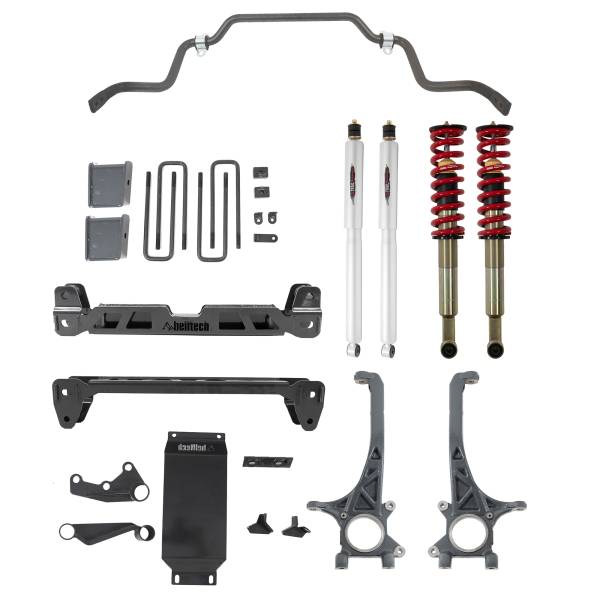 Belltech - 2016 - 2021 Toyota Belltech 4-6" Lift Kit Inc. Front and Rear Trail Performance Coilovers/Shocks - 154301HK