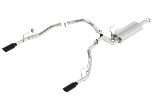 Borla - 2009 - 2010 Dodge, 2011 - 2022 Ram Borla Cat-Back™ Exhaust System - S-Type - 140308BC