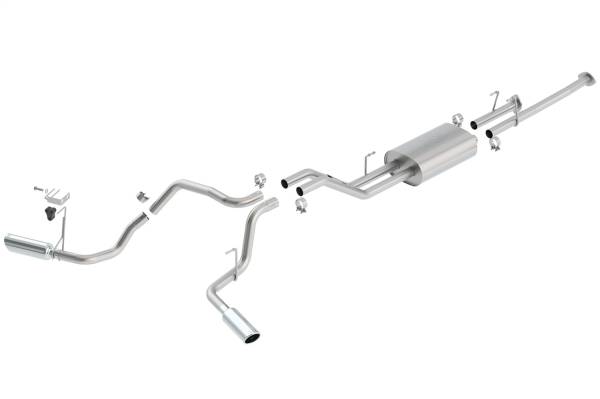 Borla - 2009 - 2013 Toyota Borla Cat-Back™ Exhaust System - Touring - 140332