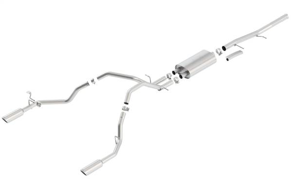 Borla - 2009 - 2013 GMC, Chevrolet Borla Cat-Back Exhaust System - S-Type - 140429