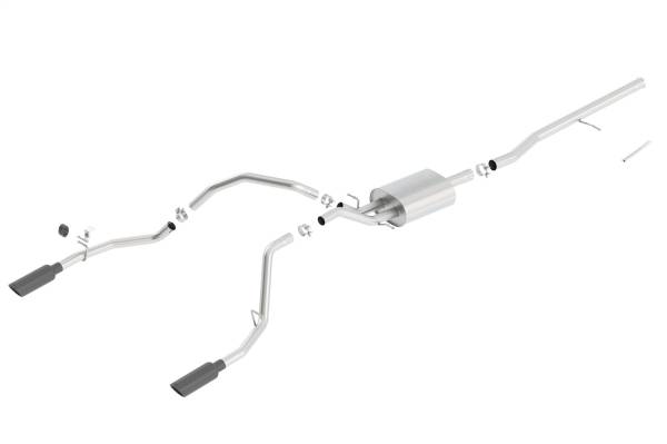 Borla - 2014 - 2018 GMC, Chevrolet Borla Cat-Back Exhaust System - ATAK - 140537BC