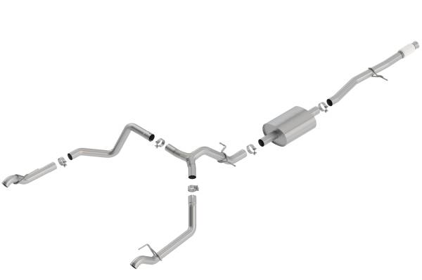Borla - 2019 - 2022 GMC, Chevrolet Borla Cat-Back&trade; Exhaust System - S-Type - 140769