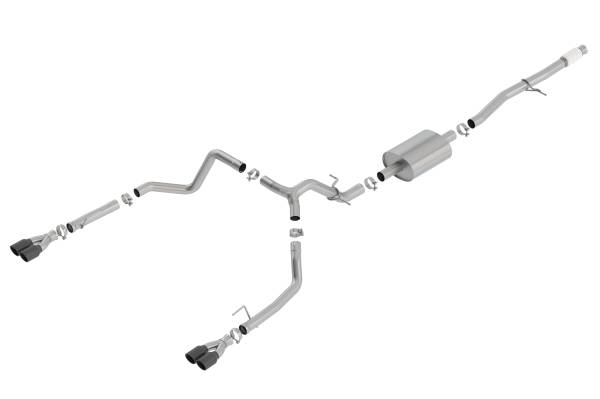 Borla - 2019 - 2022 GMC, Chevrolet Borla Cat-Back&trade; Exhaust System - S-Type - 140770BC