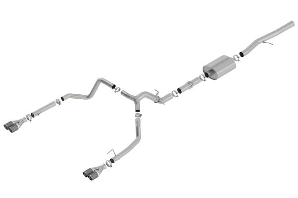 Borla - 2019 - 2022 GMC, 2019 - 2023 Chevrolet Borla Cat-Back&trade; Exhaust System - ATAK&reg; - 140776CF