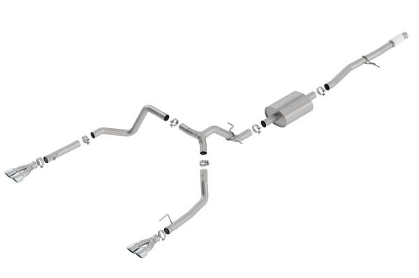 Borla - 2019 - 2022 GMC, Chevrolet Borla Cat-Back&trade; Exhaust System - S-Type - 140781