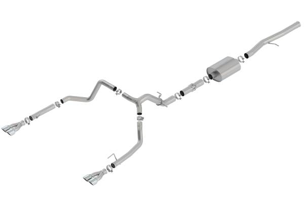 Borla - 2019 - 2022 GMC, 2019 - 2023 Chevrolet Borla Cat-Back&trade; Exhaust System - ATAK&reg; - 140784