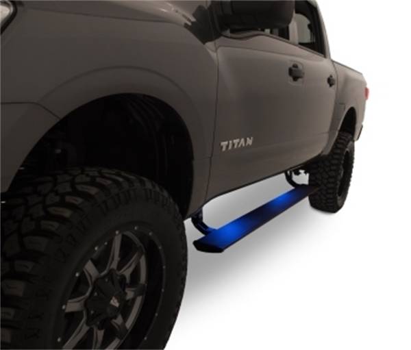 AMP Research - 2016 - 2019 Nissan AMP Research Black Extruded Aluminum PowerStep™ - 75120-01A